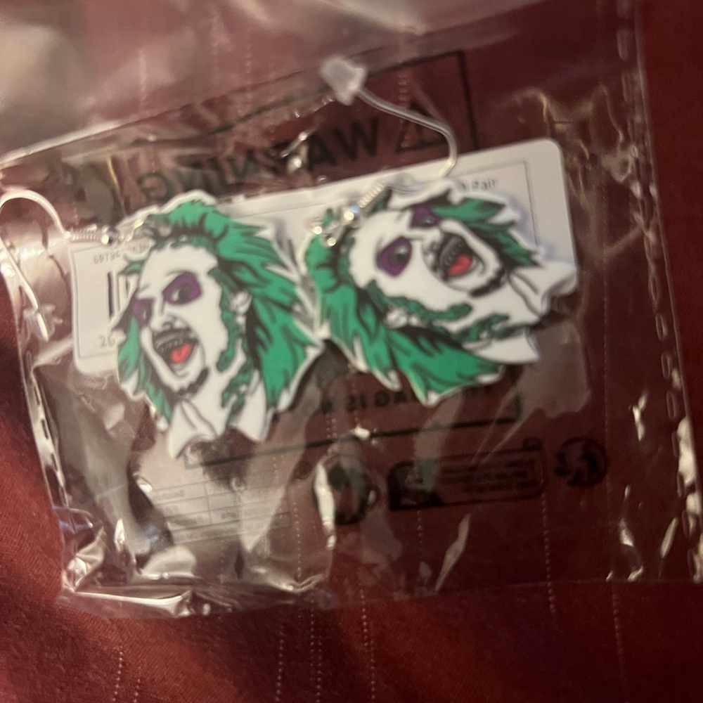 Beetlejuice Earrings